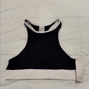 Tobi Monochrome Racerback Sports Bra